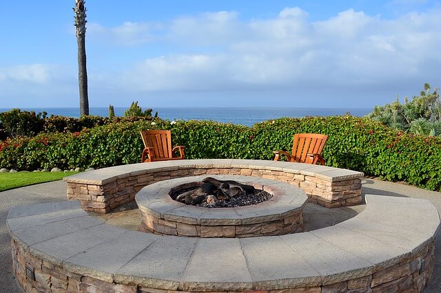 Decorative Stone and Fire Pit Options